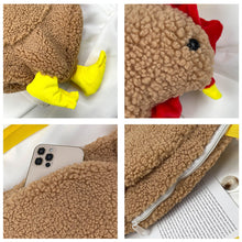 Last inn bildet i Galleri-visningsprogrammet, Morsom Kylling Skulder-Veske med Ben