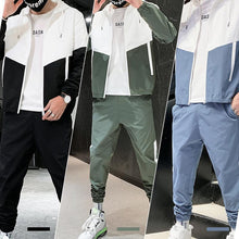 Last inn bildet i Galleri-visningsprogrammet, Vår og høst uformell sportsdrakt for menn (hettegenser + bukser)