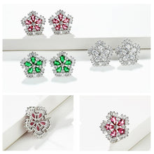 Last inn bildet i Galleri-visningsprogrammet, Blomst innlagte ørepynt