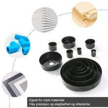 Last inn bildet i Galleri-visningsprogrammet, Hullsagssett (11 stk / 16 stk)