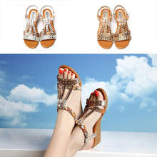 Last inn bildet i Galleri-visningsprogrammet, Strass elastiske sandaler