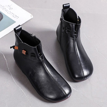 Last inn bildet i Galleri-visningsprogrammet, Retro myke firkantede støvletter