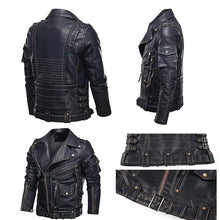 Last inn bildet i Galleri-visningsprogrammet, Vintage Skinn Jakke