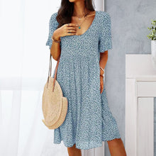 Last inn bildet i Galleri-visningsprogrammet, Kjole med trykk