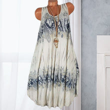 Last inn bildet i Galleri-visningsprogrammet, Summer Beach Bohemia Print Sleeveless Dress