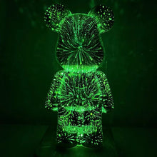 Last inn bildet i Galleri-visningsprogrammet, 3D Fireworks Bear Lights