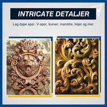 Last inn bildet i Galleri-visningsprogrammet, Treskjæring & Gravering Boresett