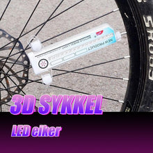 Last inn bildet i Galleri-visningsprogrammet, 3D sykkel eiker LED-lys