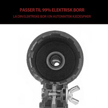 Last inn bildet i Galleri-visningsprogrammet, Elektrisk borekjedespikeradapter