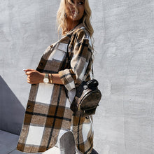 Last inn bildet i Galleri-visningsprogrammet, Moteriktig rutete skjortejakke