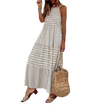 Last inn bildet i Galleri-visningsprogrammet, Kjole med Horisontale Striper