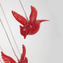 Last inn bildet i Galleri-visningsprogrammet, Red Bird Wind Chime Light