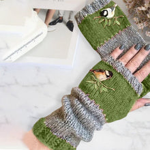 Last inn bildet i Galleri-visningsprogrammet, Varme Patchwork-broderte hansker