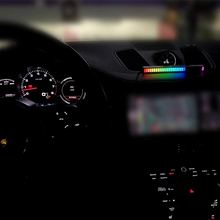 Last inn bildet i Galleri-visningsprogrammet, RGB bil blendende lyd kontrollert led lys