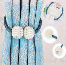 Last inn bildet i Galleri-visningsprogrammet, Pearl Curtain Tiebacks with Strong Magnetic Clips, 2 pcs