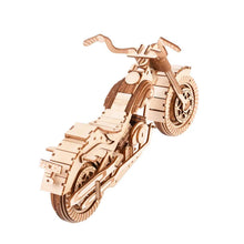 Last inn bildet i Galleri-visningsprogrammet, 3D motorsykkel modell puslespill i tre