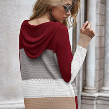 Last inn bildet i Galleri-visningsprogrammet, Strikket genser med hette