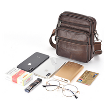 Last inn bildet i Galleri-visningsprogrammet, Multifunksjonell skulderveske for menn