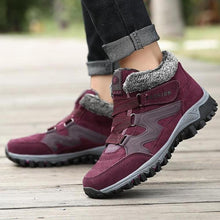 Last inn bildet i Galleri-visningsprogrammet, Vintervarme fuskepelsfor Snøsko for par