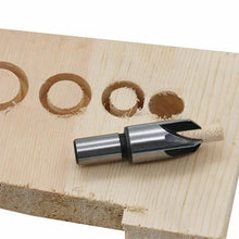 Last inn bildet i Galleri-visningsprogrammet, 8 stk karbon stål plugg kutter drill bit sett (1 / 4 '' , 3 / 8 '' , 1 / 2 '' , 5 / 8 '')