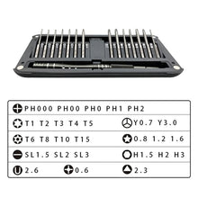 Last inn bildet i Galleri-visningsprogrammet, Profesjonelt verktøysett med skrutrekkersett