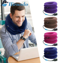 Last inn bildet i Galleri-visningsprogrammet, Cervikal trekkanordning, oppblåsbar nakkestøtte