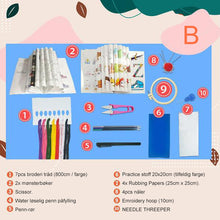 Last inn bildet i Galleri-visningsprogrammet, Fasjonable DIY broderisett