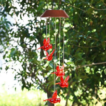 Last inn bildet i Galleri-visningsprogrammet, Red Bird Wind Chime Light