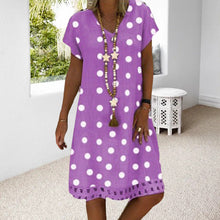 Last inn bildet i Galleri-visningsprogrammet, Uformelt prikkete kjole