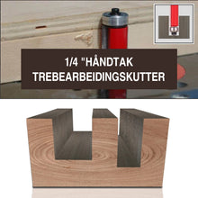 Last inn bildet i Galleri-visningsprogrammet, 1/4 håndtak tre trimmeverktøyet