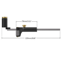 Last inn bildet i Galleri-visningsprogrammet, Lineær bue dobbeltfunksjonsmarkør for Trebearbeiding