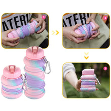 Last inn bildet i Galleri-visningsprogrammet, Niedliche faltbare Wasserflaschen aus Silikon