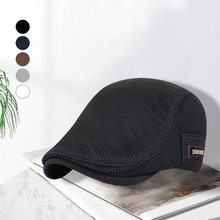 Last inn bildet i Galleri-visningsprogrammet, Men's Summer Mesh Newsboy Flat Cap