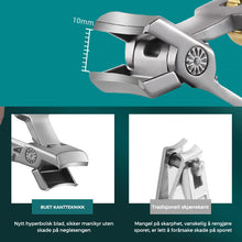 Last inn bildet i Galleri-visningsprogrammet, Negleklipper i rustfritt stål med ringlås