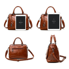 Last inn bildet i Galleri-visningsprogrammet, PU enkelt skulder diagonal veske