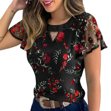 Last inn bildet i Galleri-visningsprogrammet, Floral Mesh Top