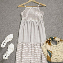 Last inn bildet i Galleri-visningsprogrammet, Kjole med Horisontale Striper