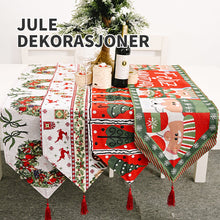 Last inn bildet i Galleri-visningsprogrammet, Julepynt strikket bordløper