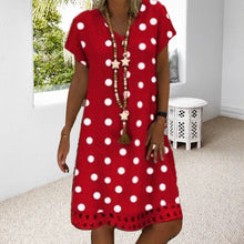 Last inn bildet i Galleri-visningsprogrammet, Uformelt prikkete kjole