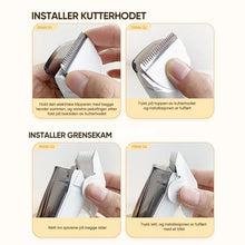 Last inn bildet i Galleri-visningsprogrammet, SAKER® barberings- og sugeintegrert kjæledyrhårklipper