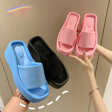 Last inn bildet i Galleri-visningsprogrammet, Luksussandaler med firkantet tå