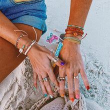 Last inn bildet i Galleri-visningsprogrammet, Voks tråd tusenfryd armbånd