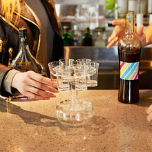 Last inn bildet i Galleri-visningsprogrammet, 6 Shot Glass Dispenser og holder