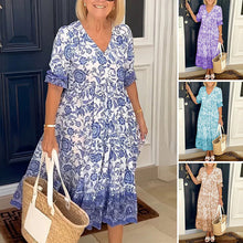 Last inn bildet i Galleri-visningsprogrammet, Lady Summer V-hals Bohemian Dress