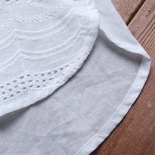 Last inn bildet i Galleri-visningsprogrammet, Bohemisk Uformelt Bluse med Korte Ermer og Broderi