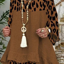 Last inn bildet i Galleri-visningsprogrammet, Leopard-trykk Topp og Shorts Sett for Kvinner