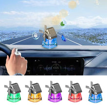 Last inn bildet i Galleri-visningsprogrammet, Vindmølle Solenergi Roterende Aromaterapi Bil Air Freshener