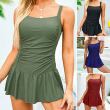 Last inn bildet i Galleri-visningsprogrammet, Mage-kontrollerende badedrakt i ett stykke med retro og vintage stil