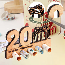 Last inn bildet i Galleri-visningsprogrammet, Bursdagsgave pengeklemme i tre