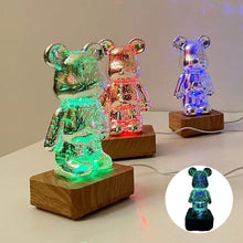 Last inn bildet i Galleri-visningsprogrammet, 3D Fireworks Bear Lights